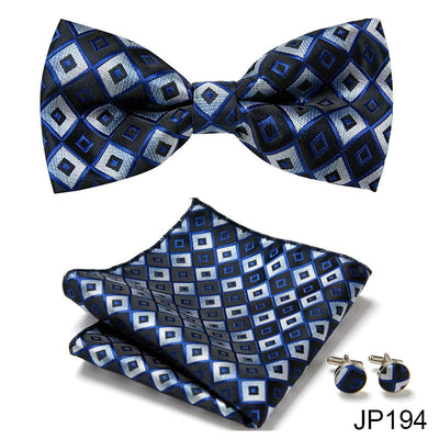 Traje Formal Elegante Coreano con Corbata de Moño - Image 34