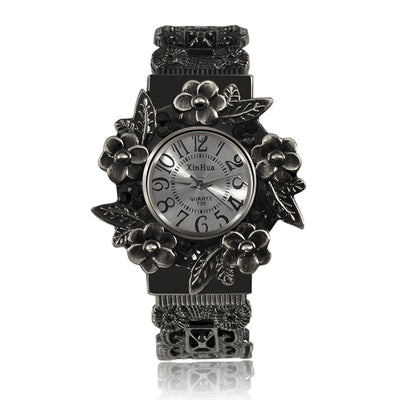 Reloj de Cuarzo con Flores en Relieve - Image 37