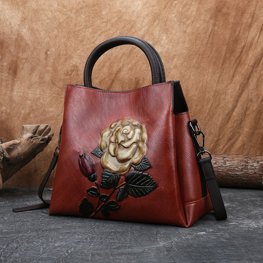 Bolso de Cuero Teñido a Mano - Image 8