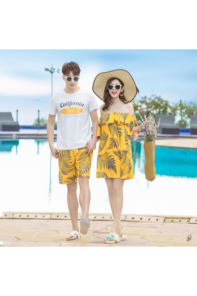 Conjunto de Playa para Parejas - Traje de Baño Coordinado Verano - Image 2
