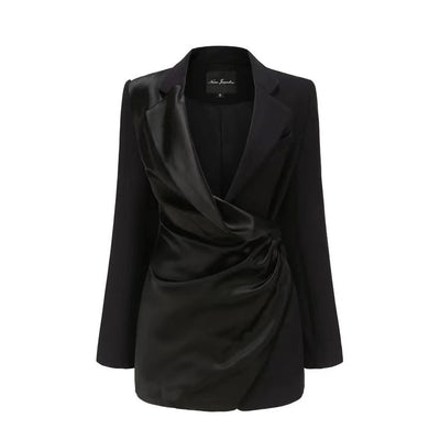 Blazer V-Neck Manga Larga con Personalidad para Mujer - Image 6