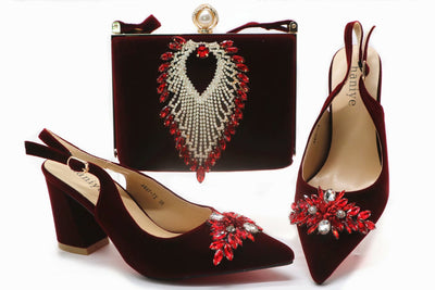 Bolso y Zapatos Puntiagudos a Juego para Bodas y Eventos - Image 6
