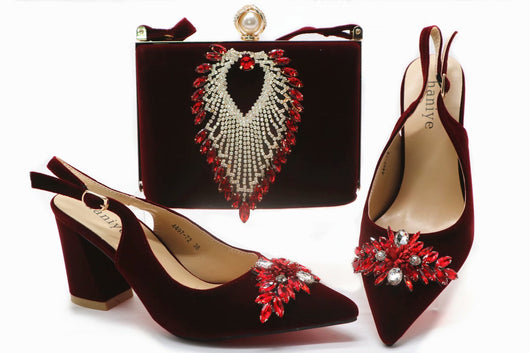 Bolso y Zapatos Puntiagudos a Juego para Bodas y Eventos - Image 6