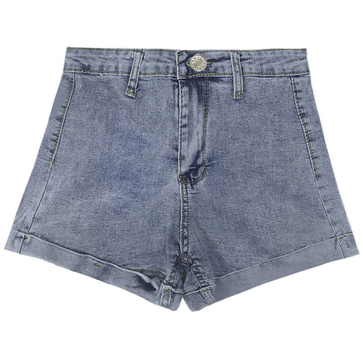 Shorts de Mezclilla Cintura Alta Levantacaderas Pierna Ancha - Image 12