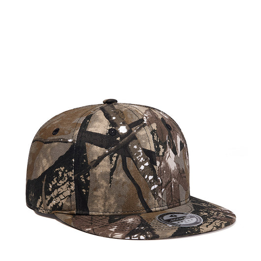 Gorra Hip-hop con Estampado de Árbol Europeo para Hombre
