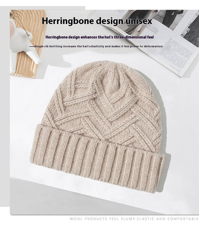 Gorro de Lana Gruesa Tejido para Otoño e Invierno - Image 22