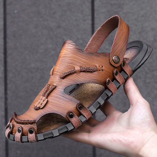 Sandalias Grandes para Hombre - Zapatos de Playa Transpirables Antideslizantes