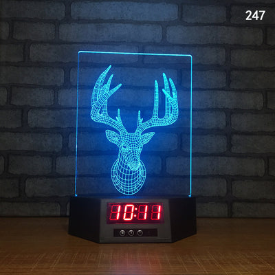 Lámpara LED Delfín 3D con Carga Inalámbrica - Luz Nocturna Brillante - Image 58