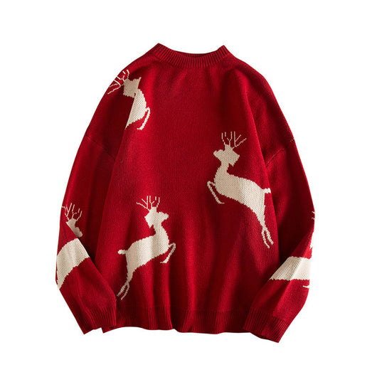 Suéter Navideño Jacquard Tejido Holgado y Cómodo - Image 6