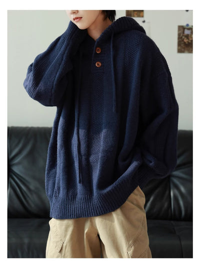 Sudadera Retro Térmica Holgada para Hombre - Image 14