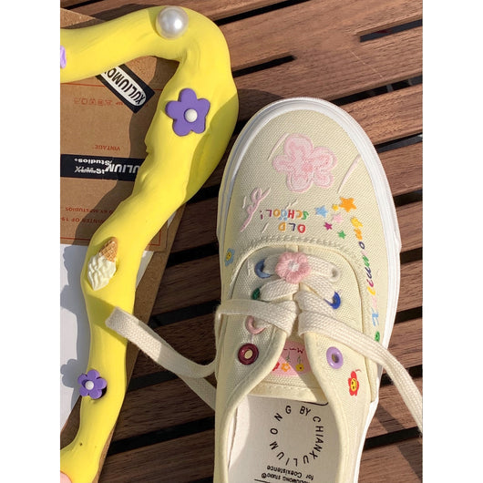 Zapatillas Canvas Custard Versátiles para Estudiantes - Diseño Adorable y Cómodo - Image 7
