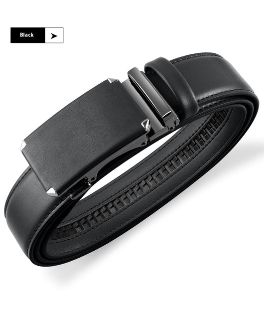 Cinturón de Cuero Genuino para Hombre con Hebilla Automática de Aleación - Image 17