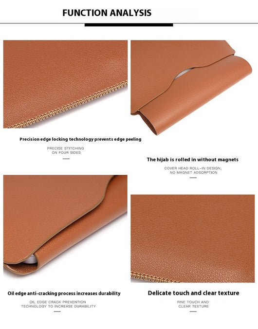 Bolsa Portafolios de Cuero con Cierre Seguro para Notebooks - Image 20