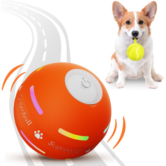 Yellow plush sea urchin toy cover, 56mm in diameter, designed for a smart rechargeable dog toy. - Image 8