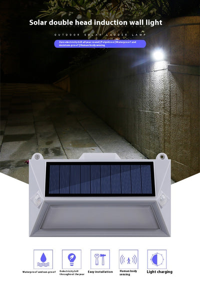 Luz LED Solar con Sensor de Movimiento para Escaleras y Pasillos - Image 6