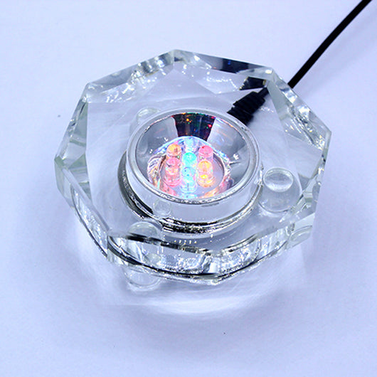 Base Luminosa LED de Cristal con Luz Multicolor - Image 5