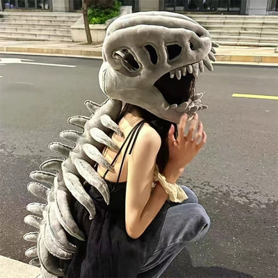Peluche Dinosaurio Esqueleto con Accesorios de Cabeza - Image 12