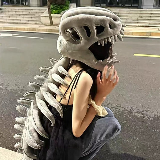 Peluche Dinosaurio Esqueleto con Accesorios de Cabeza - Image 12
