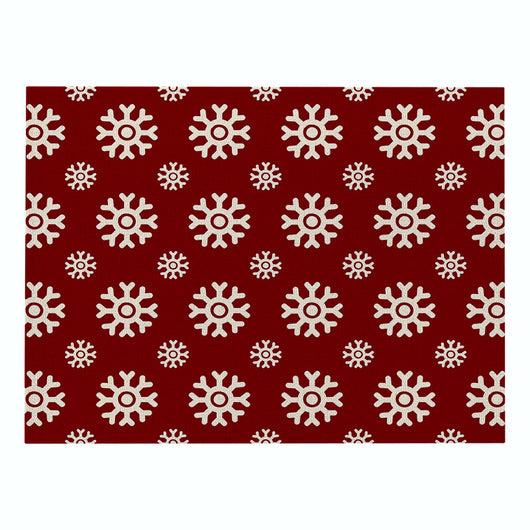 Mantel Individual Serie Navidad Roja - Algodón y Lino - Image 41