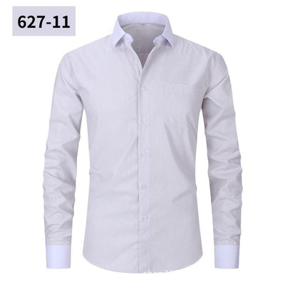 Camisa Rayada de Verano para Hombre Talla Grande - Image 11