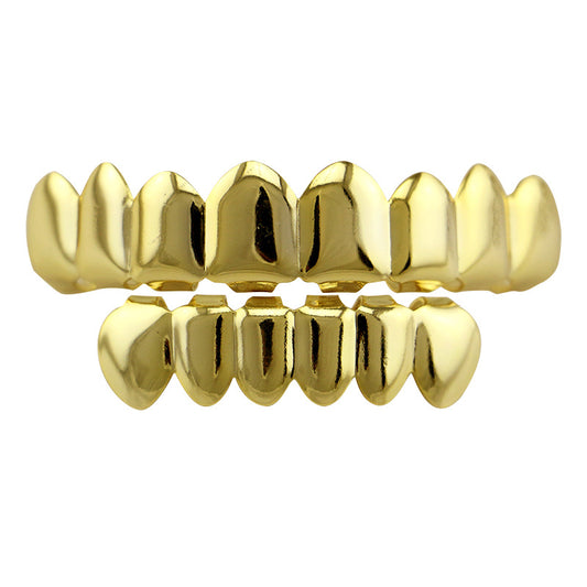 Frenos Dentales Hip Hop Chapados en Oro 18K para Hombre y Mujer