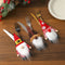 Cubiertas de Fieltro para Cubiertos Navideños - Decoración de Mesa Elegante