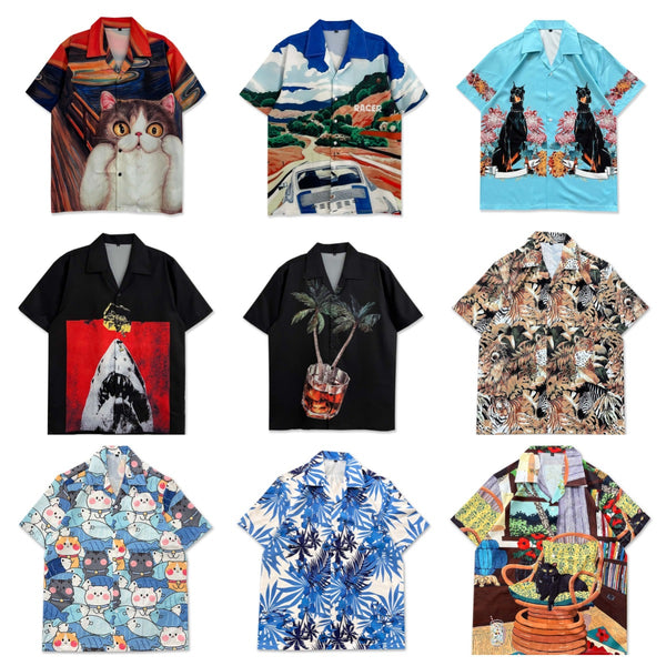 Playera Retro con Estampado de Dibujos Animados Vintage
