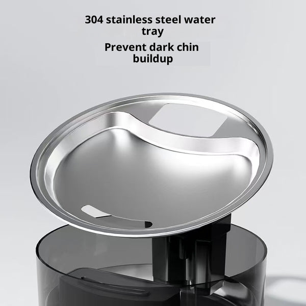 Fuente de Agua Automática para Gatos en Acero Inoxidable
