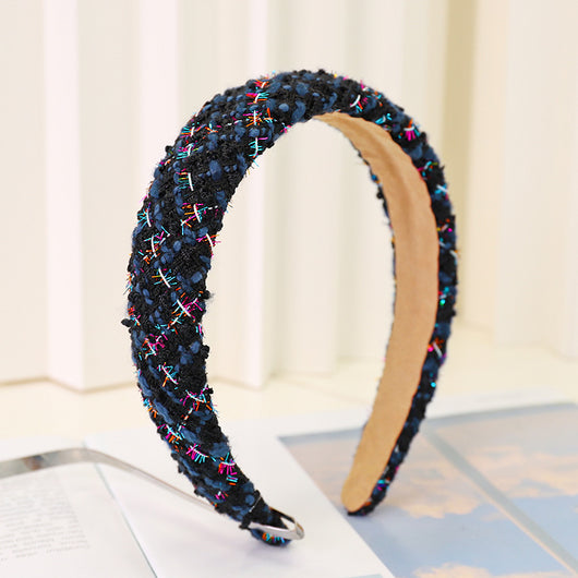 Diadema de Lana a Cuadros Xiaoxiangfeng para Mujer - Image 6