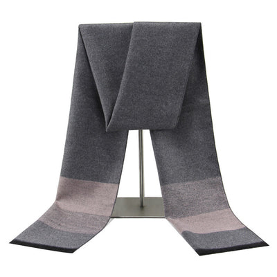 Bufanda de Imitación Cachemira Cálida para Invierno - Colores Lisos - Image 6