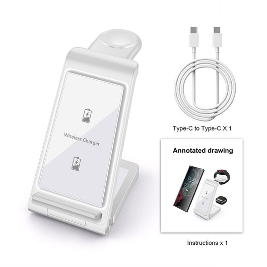 Cargador Inalámbrico 3 en 1 Plegable 15W - Portátil y Multidispositivo - Image 5