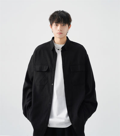 Camisa Jacket Casual Oversize para Hombre - Talla Grande - Image 27