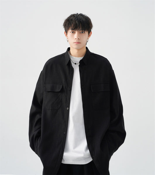 Camisa Jacket Casual Oversize para Hombre - Talla Grande - Image 27