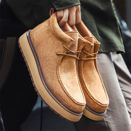 Botas de Ante Canguro Genuino - Estilo Martens Premium para Hombre