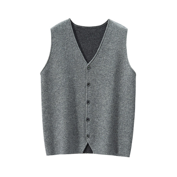 Chaleco de Punto Premium Cuello V para Hombre