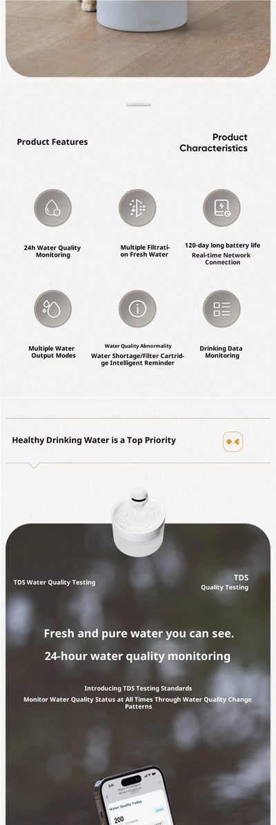 Bebedero Inteligente para Mascotas con Monitoreo de Calidad de Agua 24/7 - Image 14