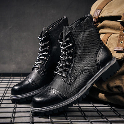 Botas Desert de Cuero Vintage con Peto - Image 10