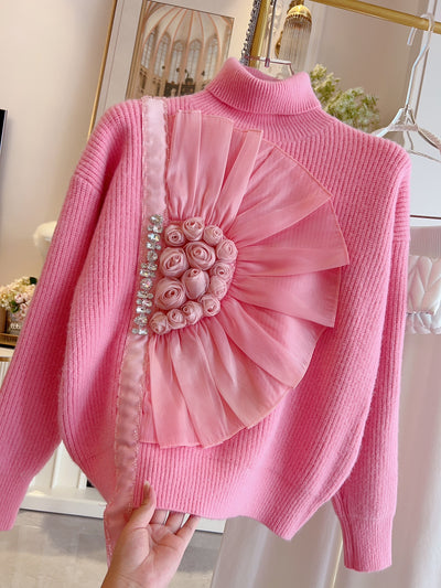 Suéter Grueso con Volantes para Mujer - Diseño Elegante - Image 8