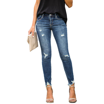 Pantalones Slim Rotos con Cintura Elástica - Image 10