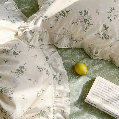 Juego de Sábanas y Edredón Estampado Primavera Otoño para Niña - Image 12