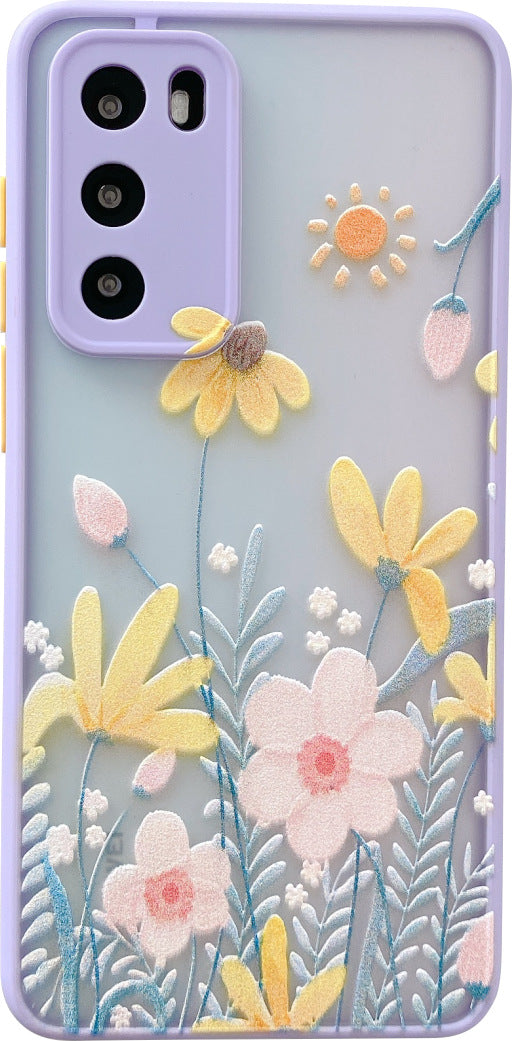 Funda para teléfono con flores en relieve - Image 6