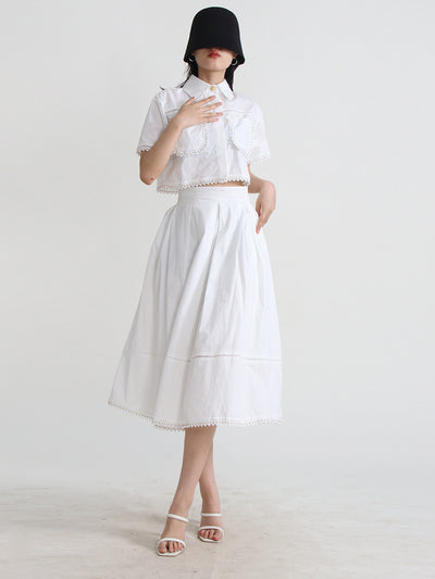 Conjunto Retro Dos Piezas Blusa Corta para Mujer - Image 17