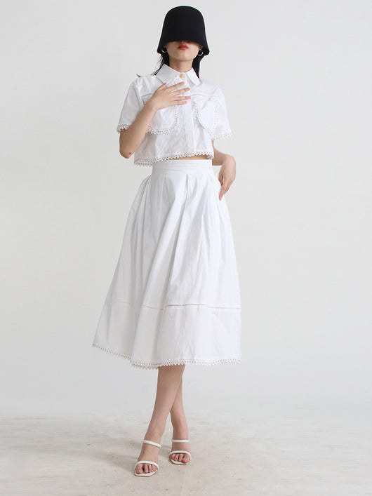 Conjunto Retro Dos Piezas Blusa Corta para Mujer - Image 17