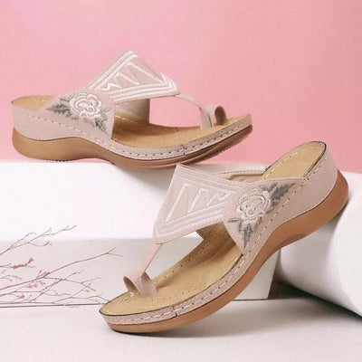 Sandalias Bordadas Cómodas para Verano - Chanclas Elegantes para Mujer - Image 6