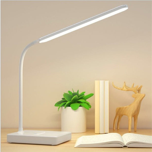 Lámpara LED de Escritorio con Batería y Protección Visual