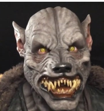 Máscara de Lobo Hombre Halloween - Disfraz Cosplay Cabeza Giratoria Realista - Image 5