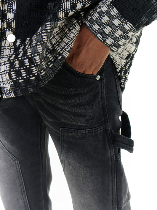 Pantalones Rectos Degradados Estilo Urbano Americano para Hombre - Image 11
