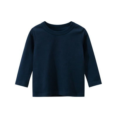 Camiseta Infantil Manga Larga Color Sólido para Publicidad - Image 15