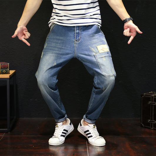 Pantalones Harem Stretch Holgados Talla Grande para Hombre - Colección Otoño - Image 3