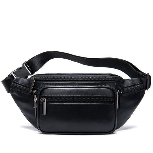 Bolsa para móvil en piel de cordero negra - Image 3